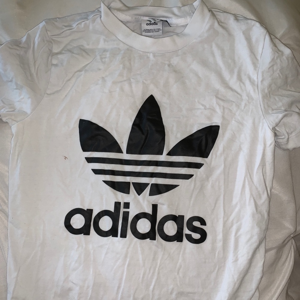 White adidas shirt